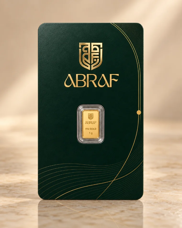 ABRAF 1 g Minted Gold Coin · 916