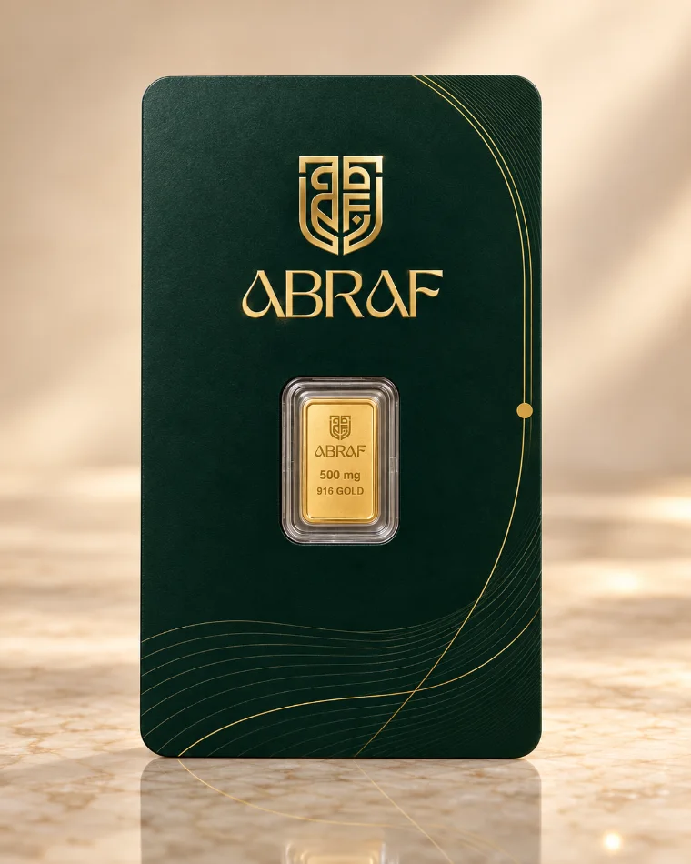 ABRAF 500 mg Minted Gold Coin · 916