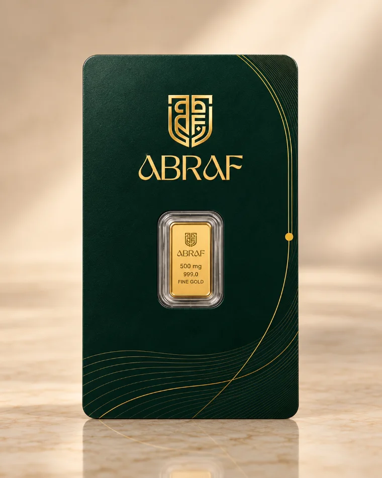 ABRAF 500 mg minted gold