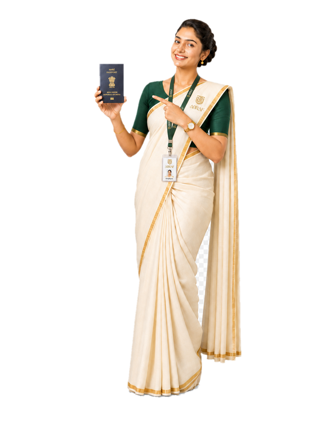 ABRAF Gold store staff member in uniform