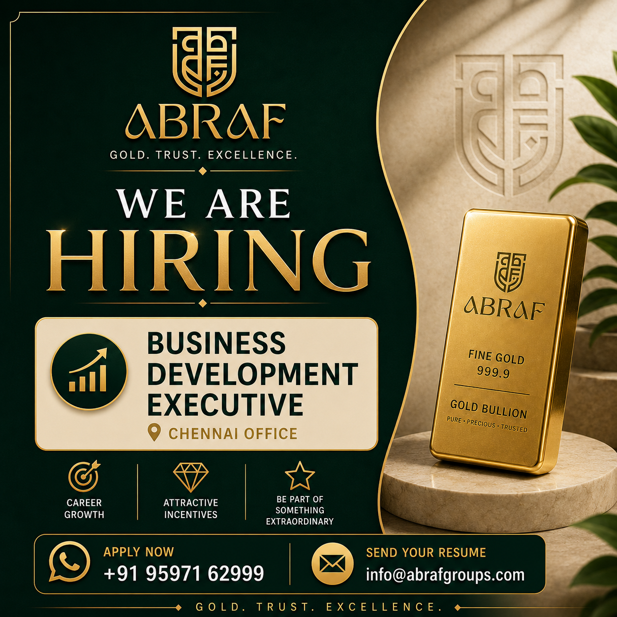 ABRAF Gold hiring